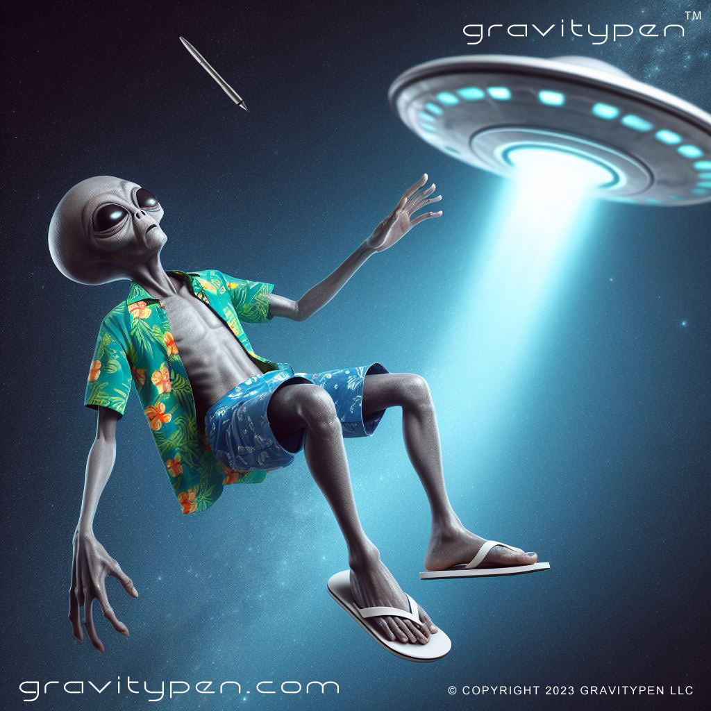 Gemini ™ by Gravitypen  ® - The Gravity Pen ® executive rocket pen.