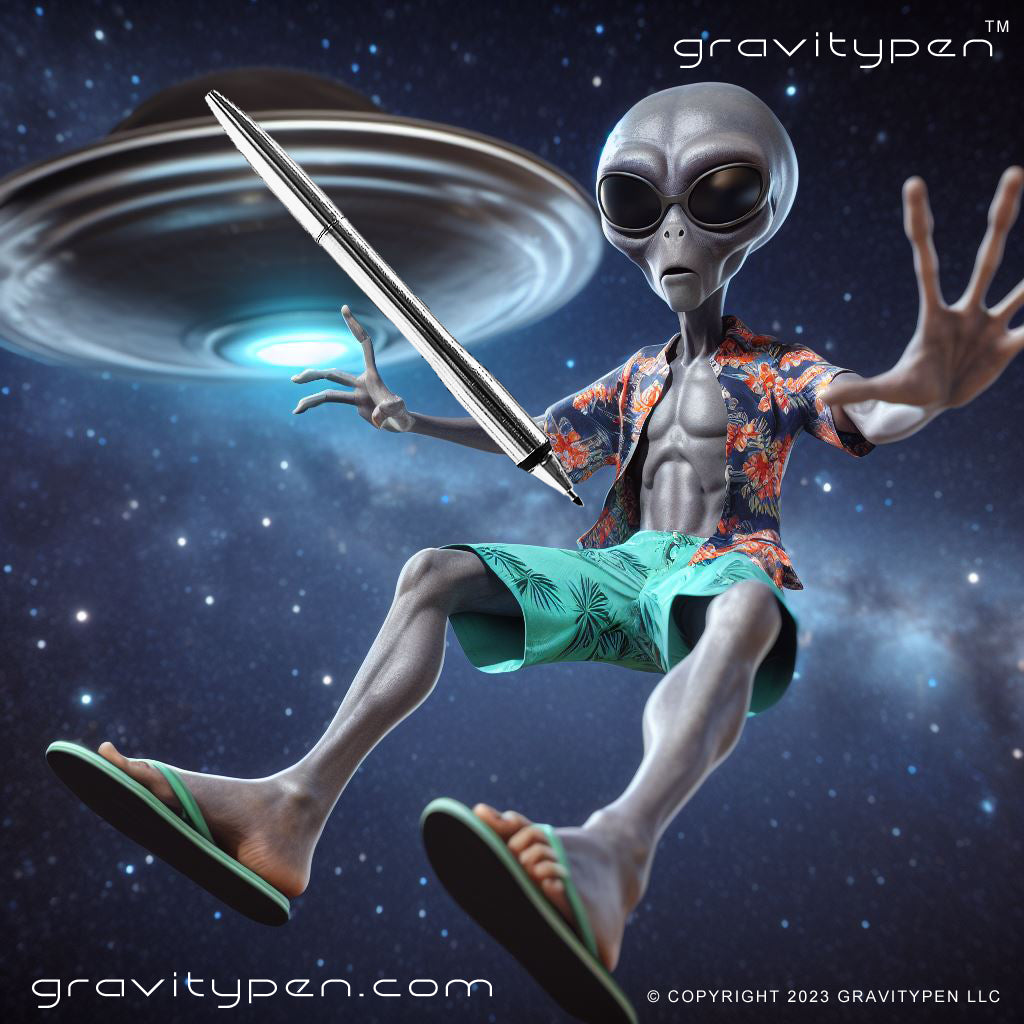 Gemini ™ by Gravitypen  ® - The Gravity Pen ® executive rocket pen.