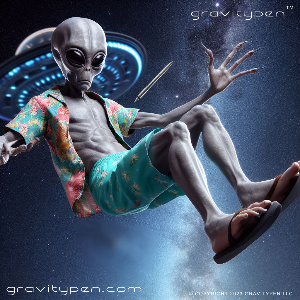 Gemini ™ by Gravitypen  ® - The Gravity Pen ® executive rocket pen.