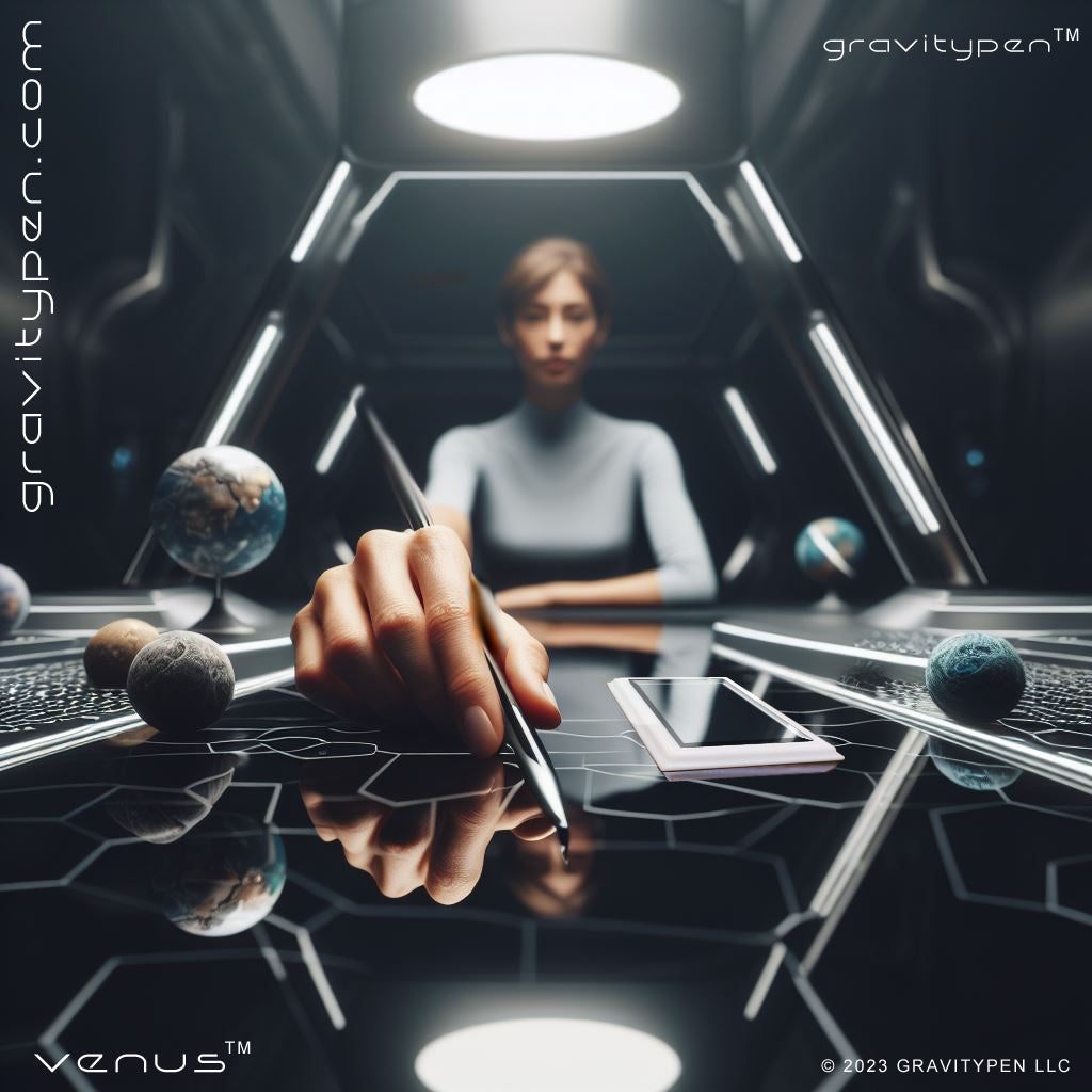 Venus ™ by Gravitypen ®  - The womans executive pen by Gravity pen ® . Self Balancing Luxury Pen.