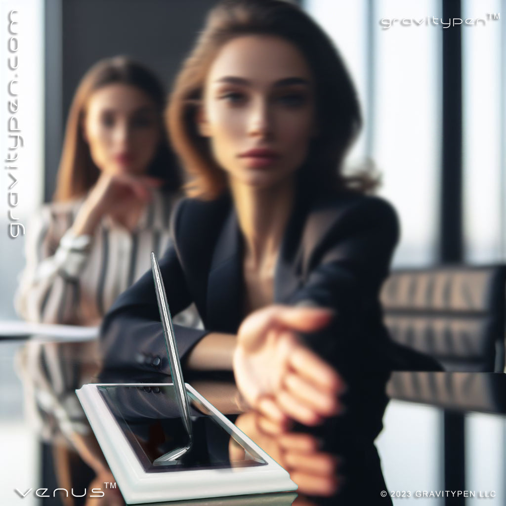 Venus ™ by Gravitypen ®  - The womans executive pen by Gravity pen ® . Self Balancing Luxury Pen.