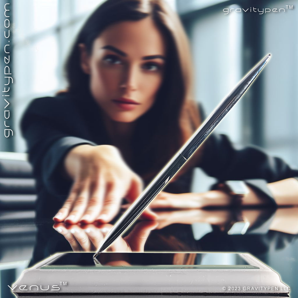 Venus ™ by Gravitypen ®  - The womans executive pen by Gravity pen ® . Self Balancing Luxury Pen.