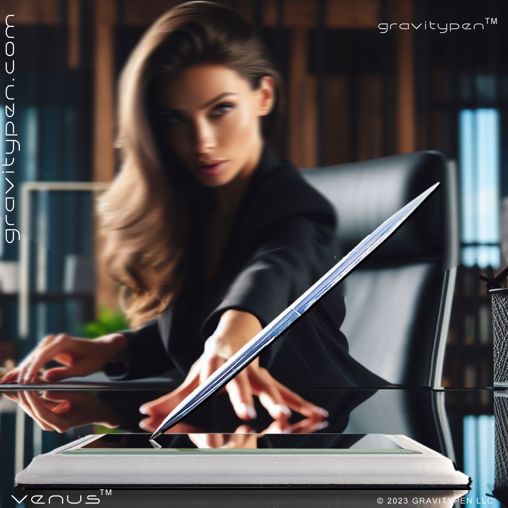 Venus ™ by Gravitypen ®  - The womans executive pen by Gravity pen ® . Self Balancing Luxury Pen.