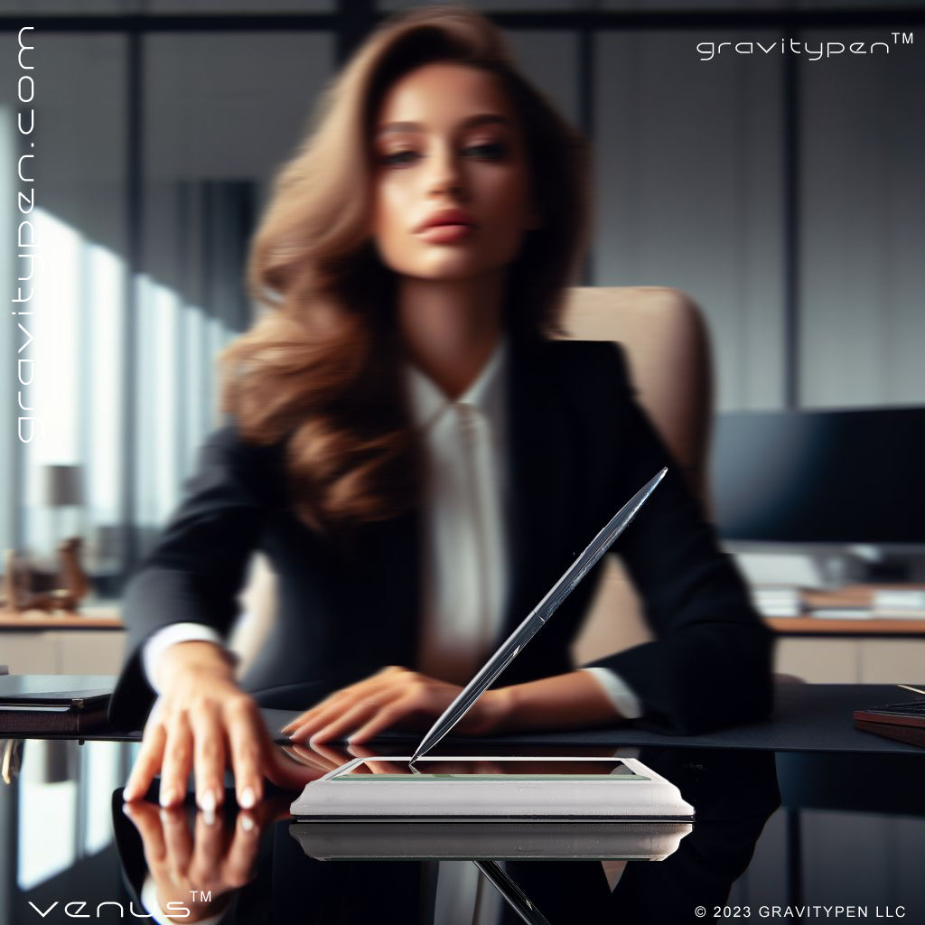 Venus ™ by Gravitypen ®  - The womans executive pen by Gravity pen ® . Self Balancing Luxury Pen.