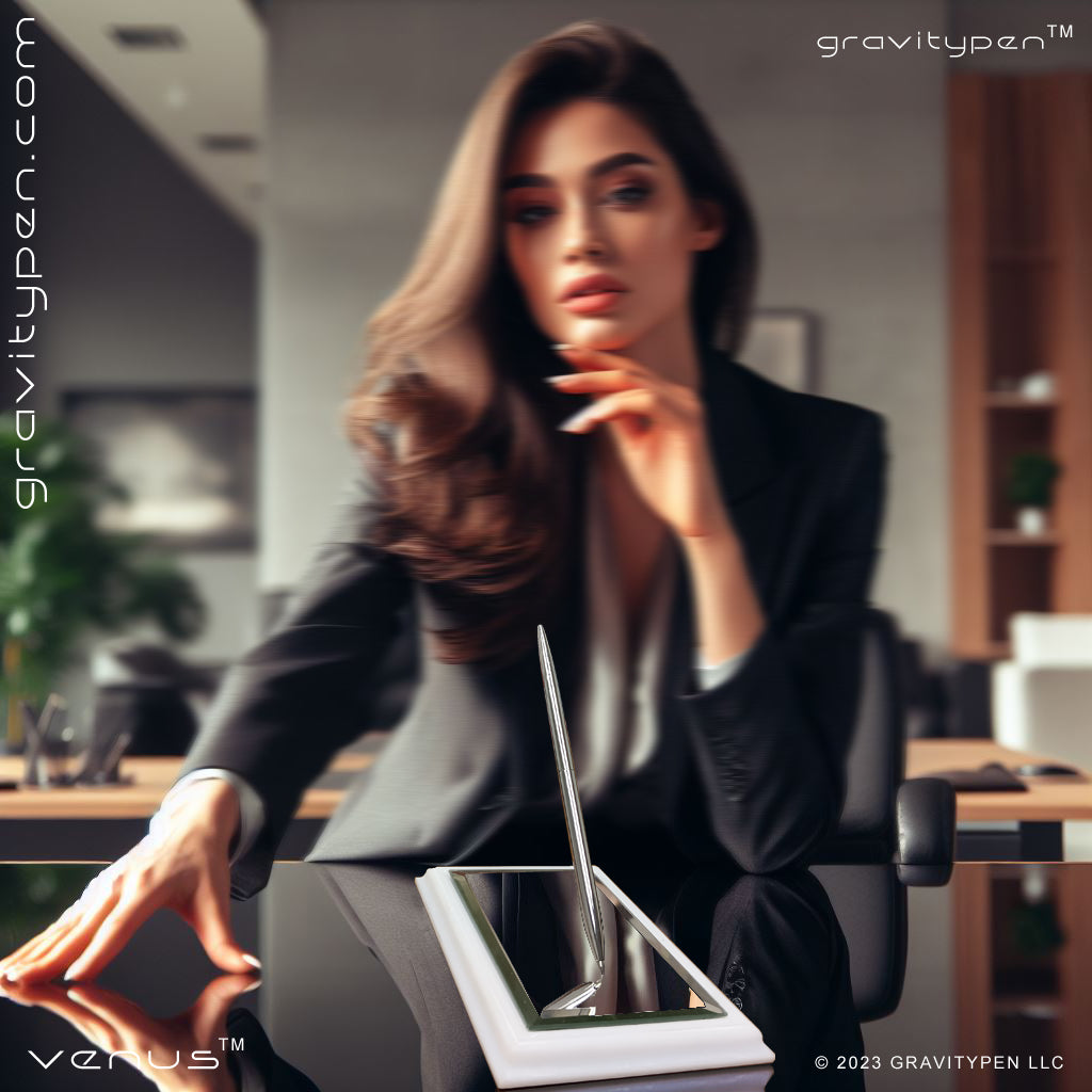 Venus ™ by Gravitypen ®  - The womans executive pen by Gravity pen ® . Self Balancing Luxury Pen.