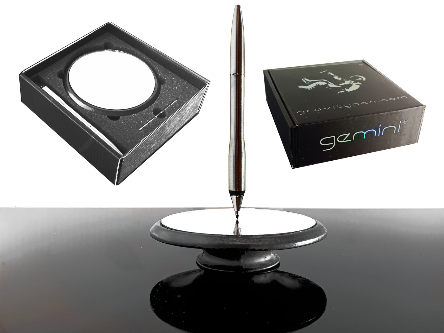 Gemini ™ by Gravitypen ™ - The original self balancing, gravity defying pen.