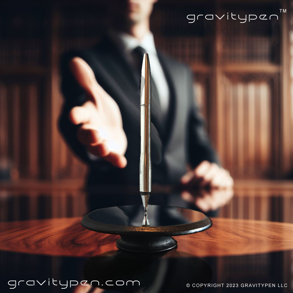 Gemini ™ by Gravitypen ™ - The original self balancing, gravity defying pen.