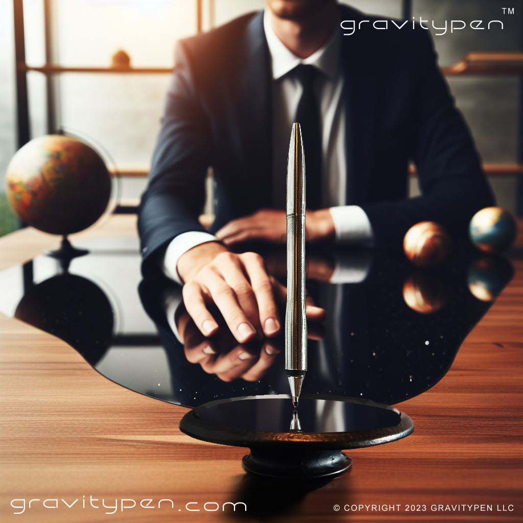 Gemini ™ by Gravitypen ™ - The original self balancing, gravity defying pen.