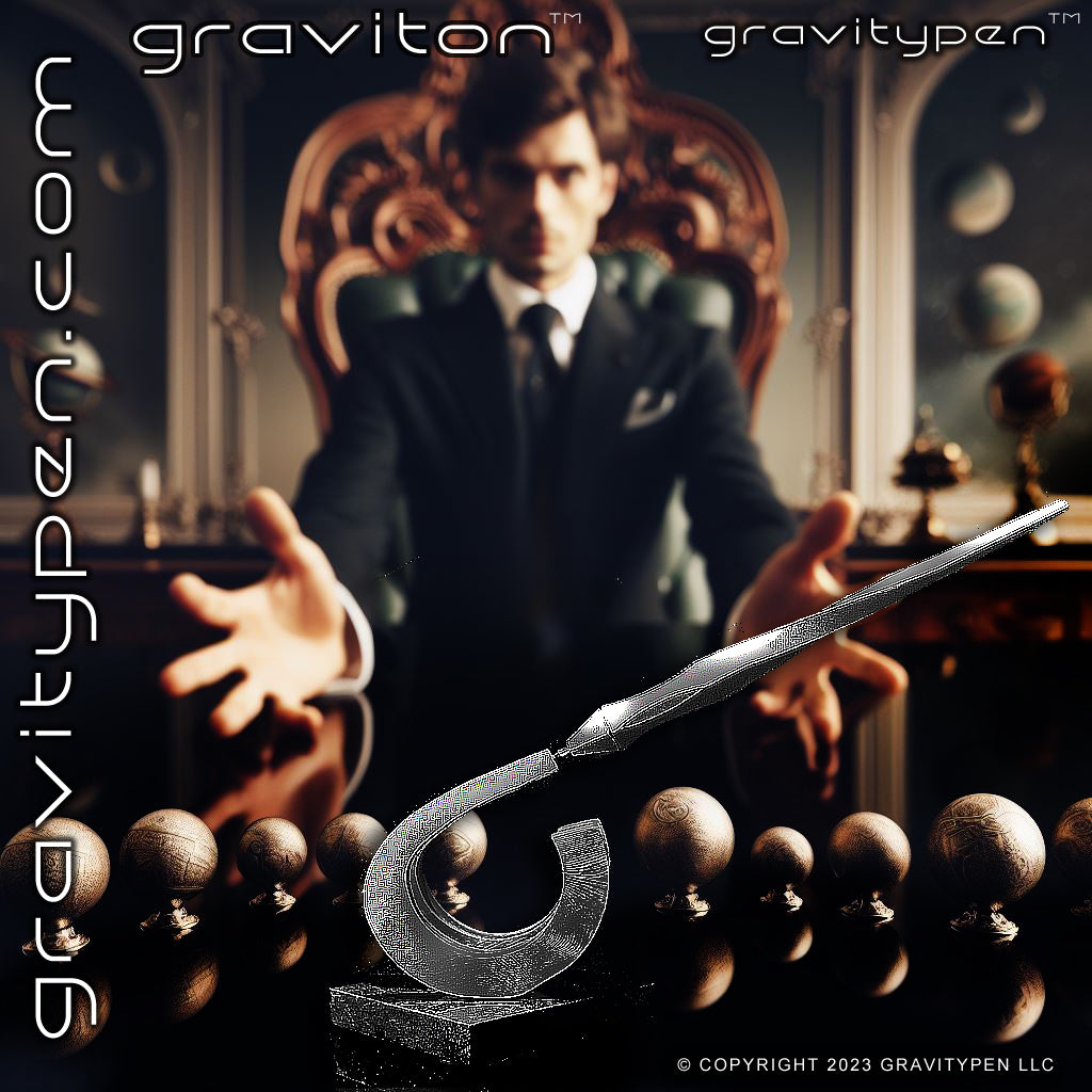 Graviton ™ by Gravitypen ™ - The Original Free Standing, Self Balancing Luxury Pen