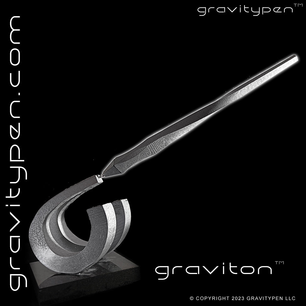 Graviton ™ by Gravitypen ™ - The Original Free Standing, Self Balancing Luxury Pen