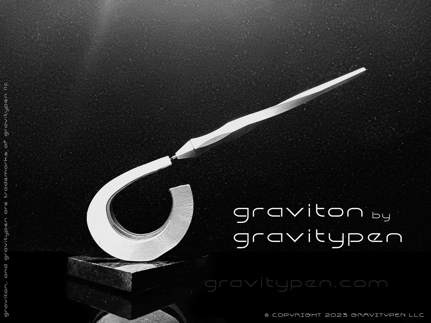 Graviton ™ by Gravitypen ™ - The Original Free Standing, Self Balancing Luxury Pen